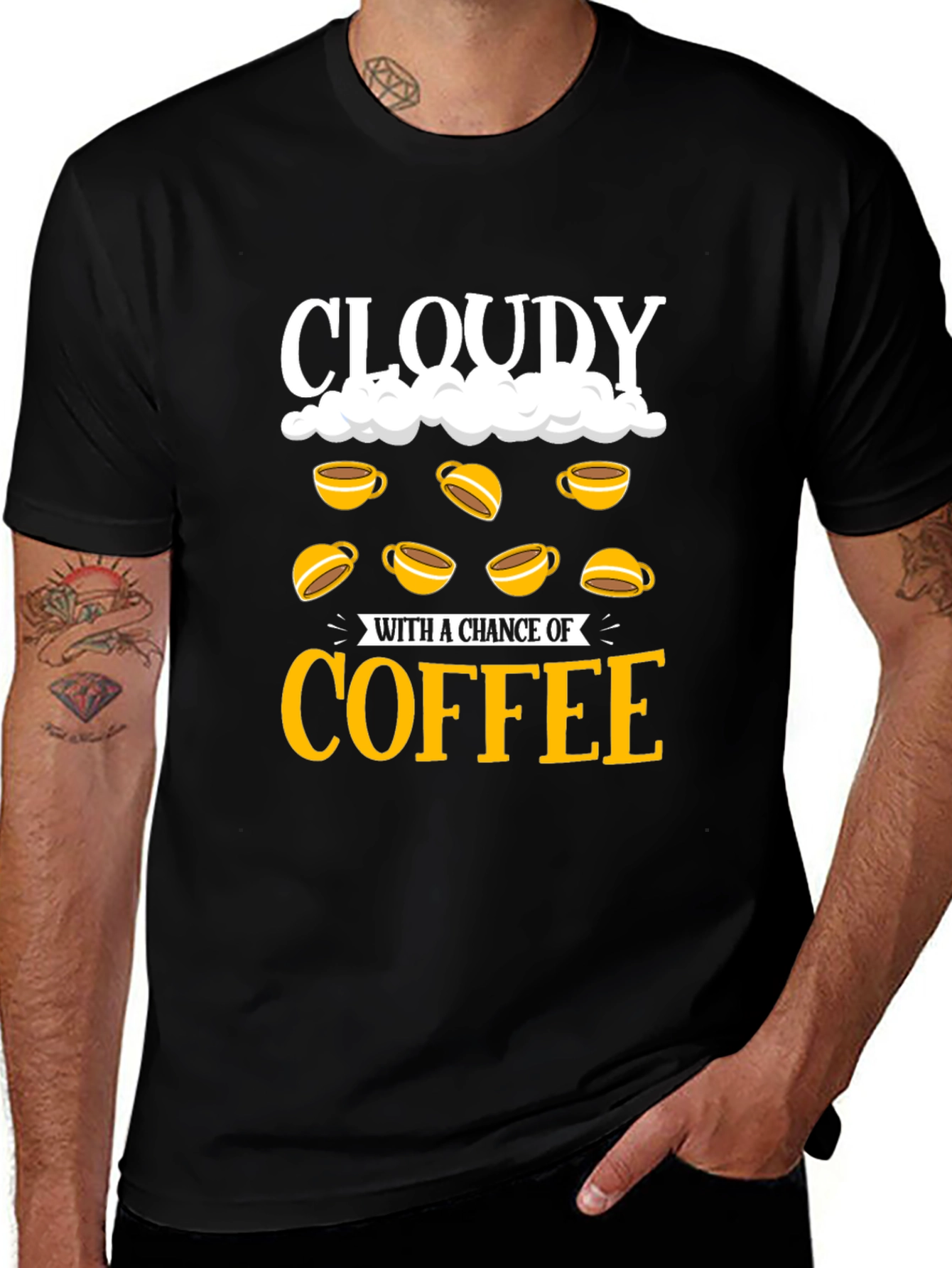 Cloudy with a Chance of Coffee T-Shirt