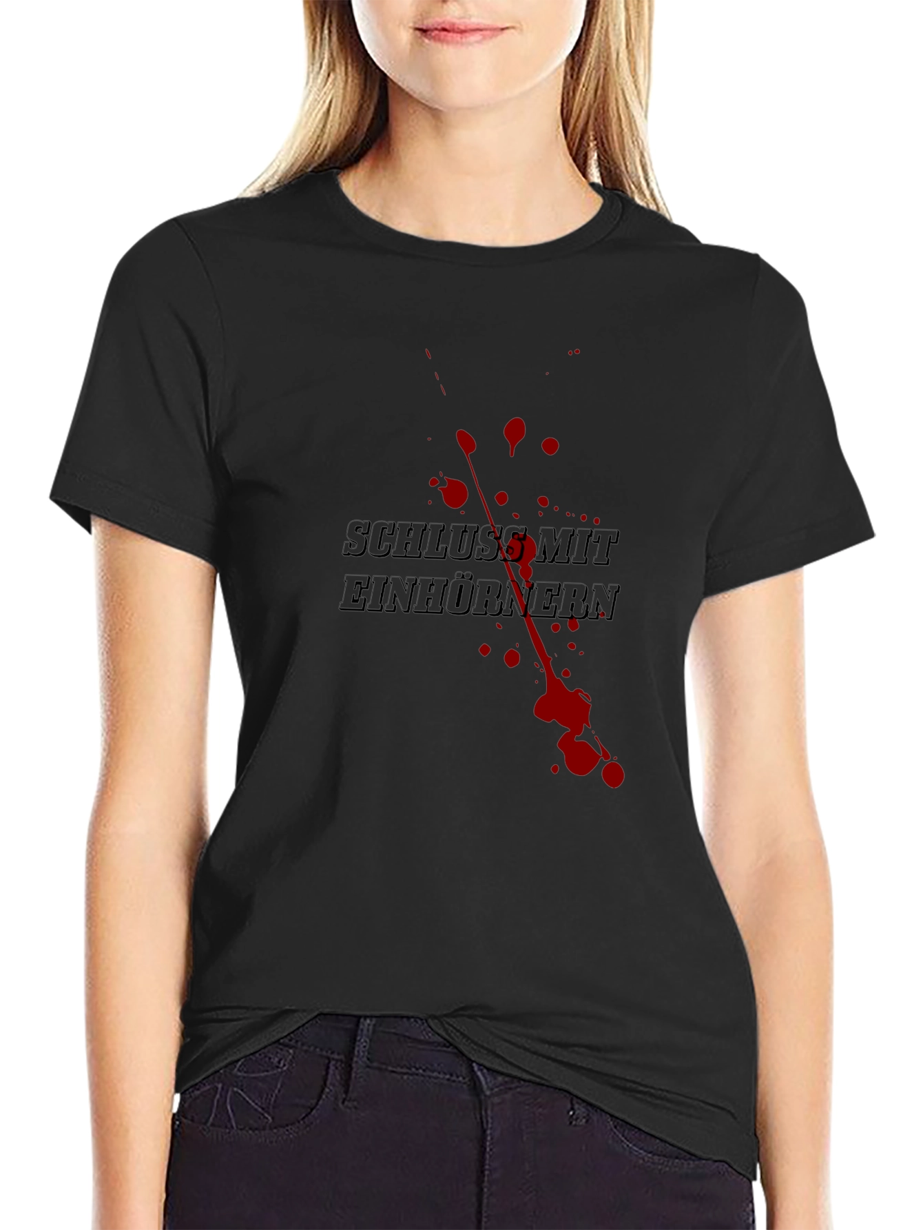 Schluss Mit Einhörnern Graphic Tee