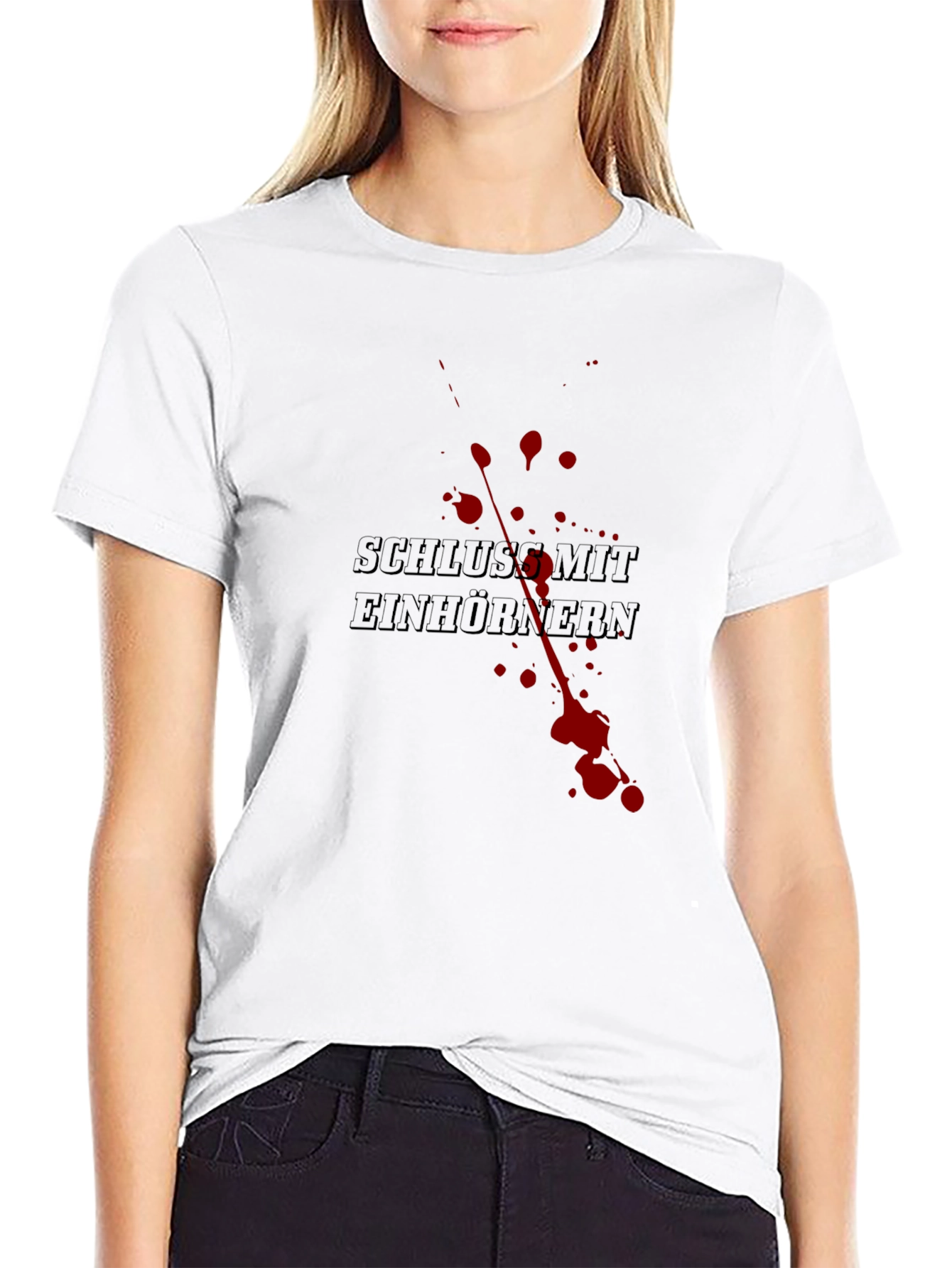 Schluss Mit Einhörnern Graphic Tee