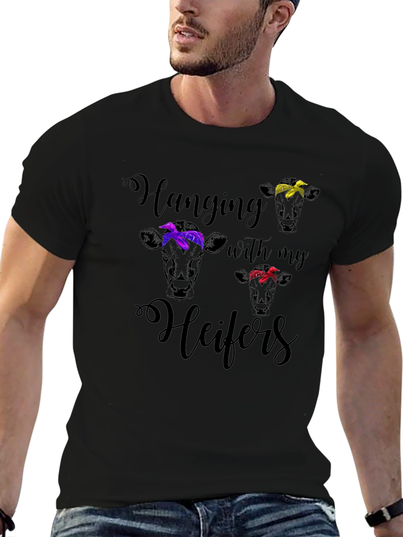 Hanging with My Heifers Graphic T-Shirt