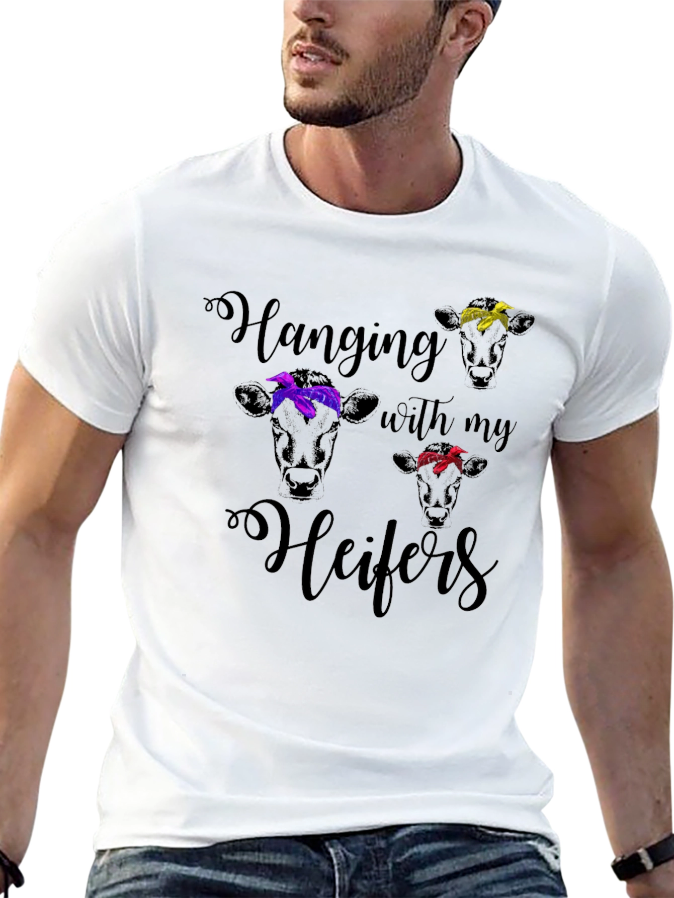 Hanging with My Heifers Graphic T-Shirt