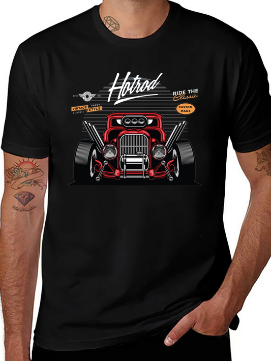 Hot Rod Graphic T-Shirt - Classic Car Tee