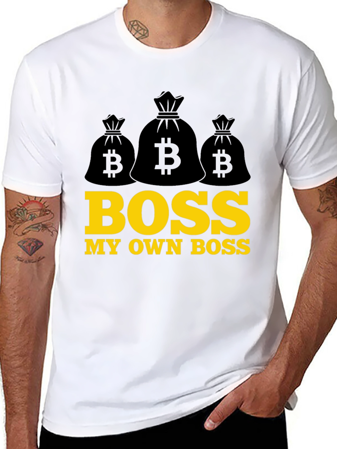Own Boss Bitcoin Graphic Tee