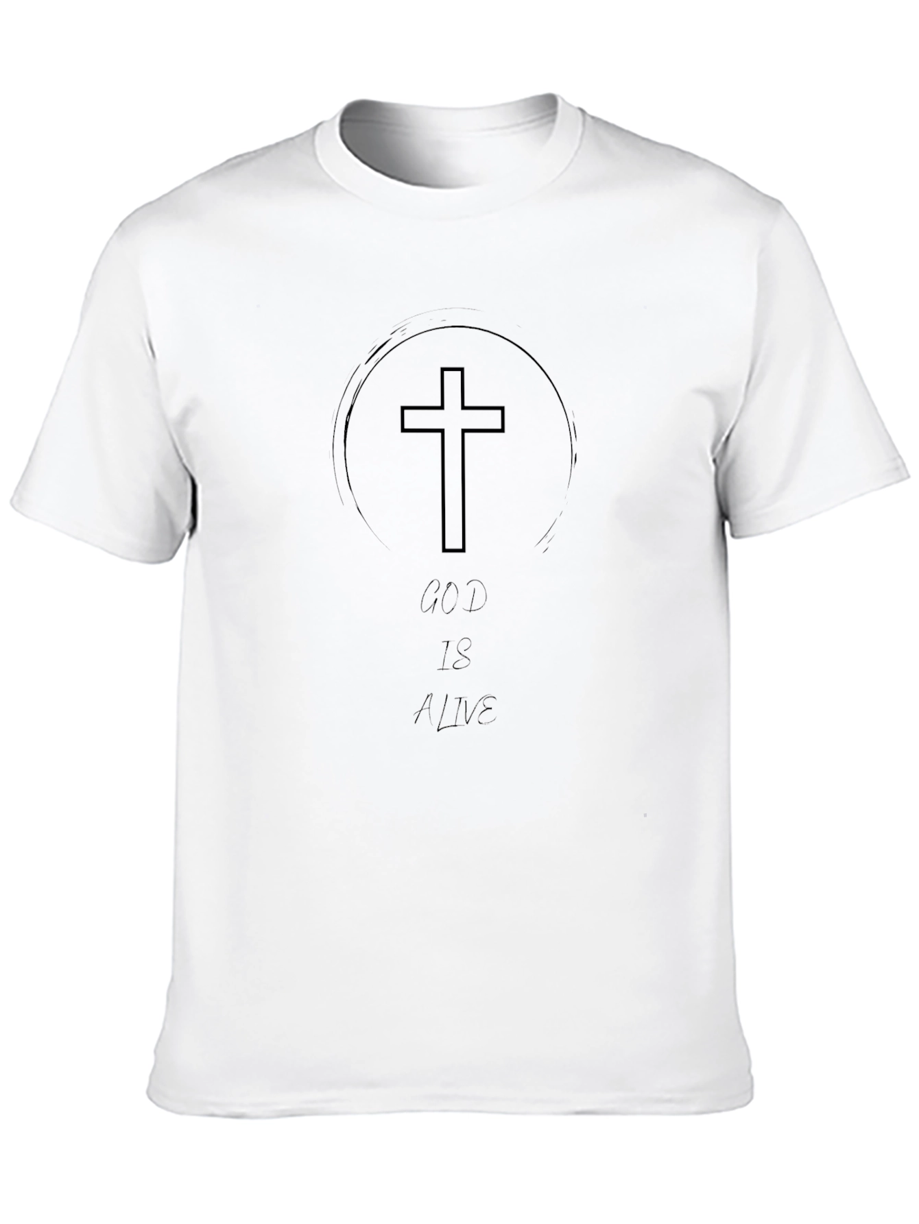 God is Alive Black T-Shirt
