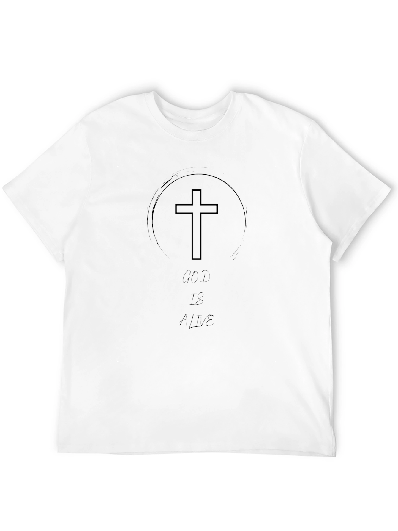 God is Alive Black T-Shirt
