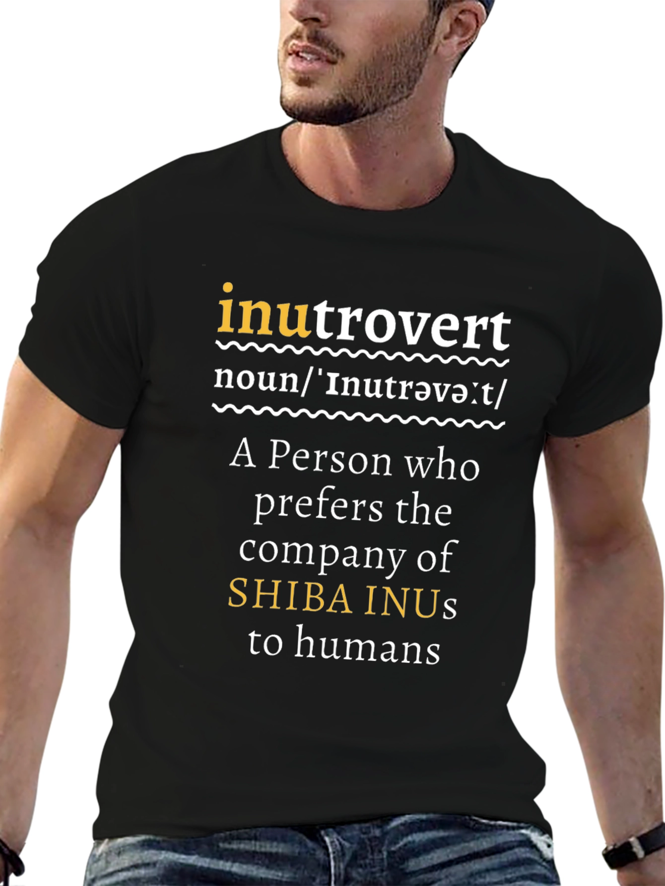 Inutrovert Shiba Inu Lover T-Shirt