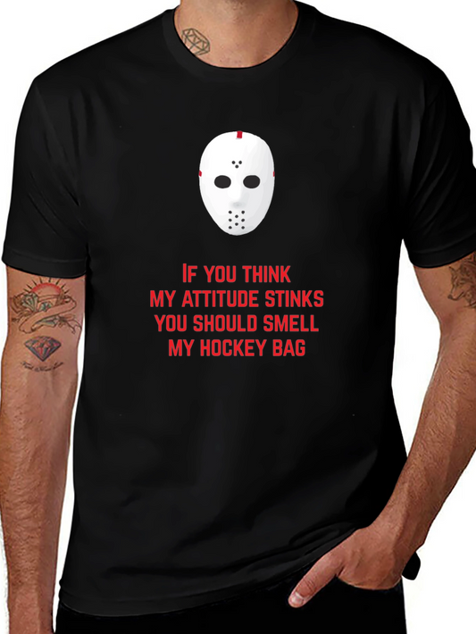 Hockey Attitude Graphic T-Shirt