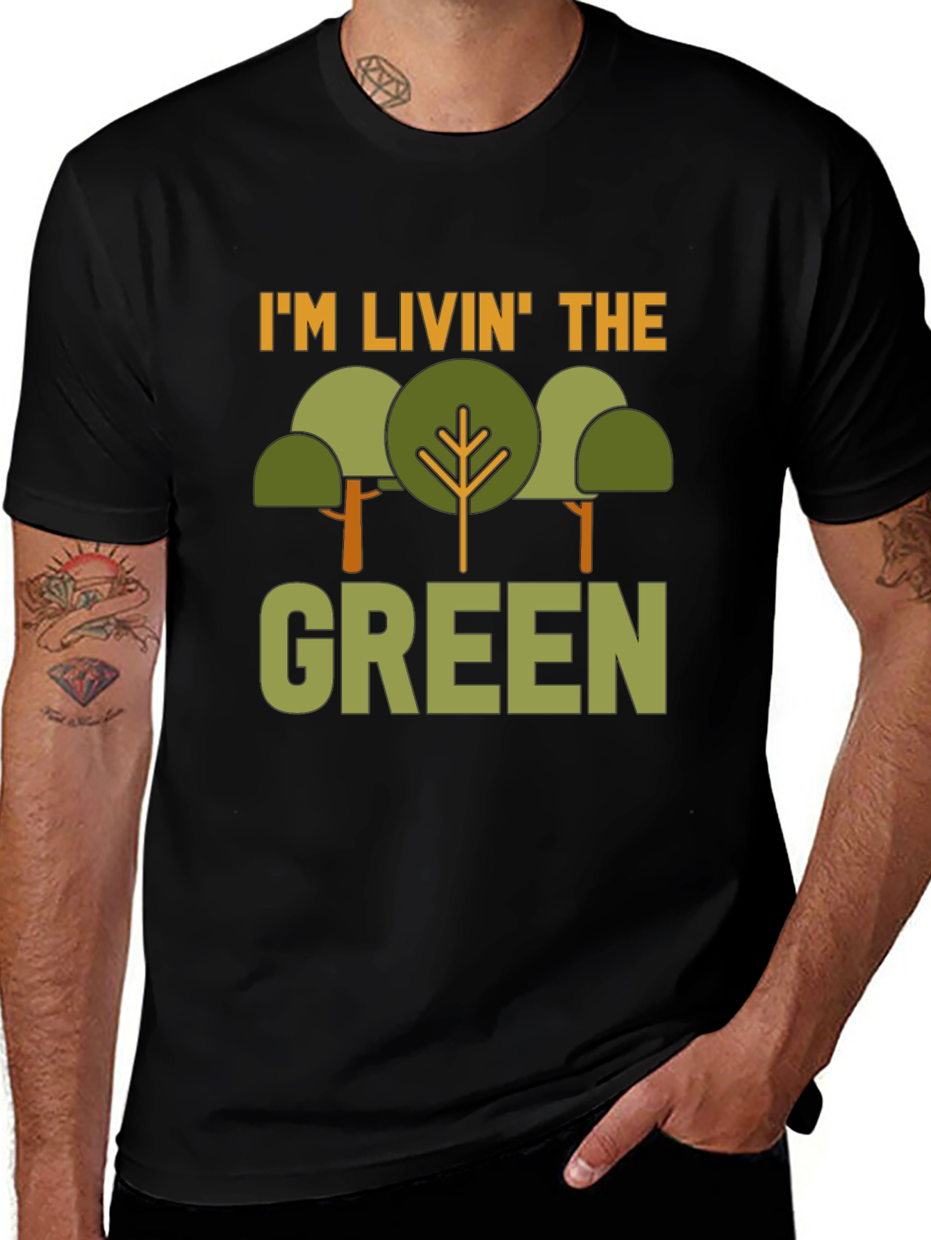 Im Livin The Green T-Shirt - Nature Lover Tee