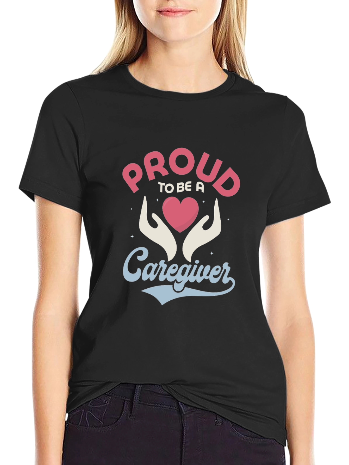Proud Caregiver Graphic Tee