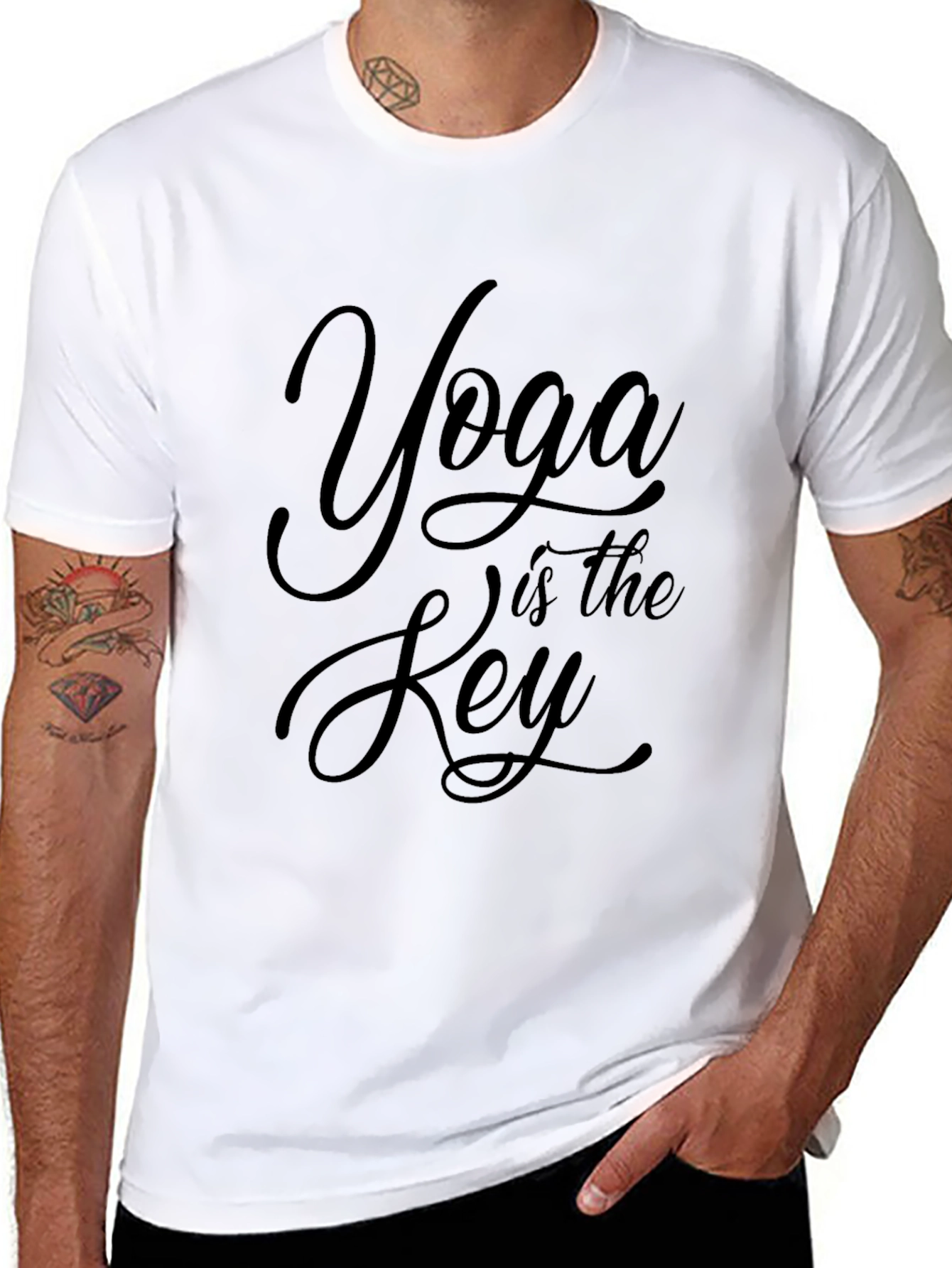 Yoga Is The Key Graphic T-Shirt