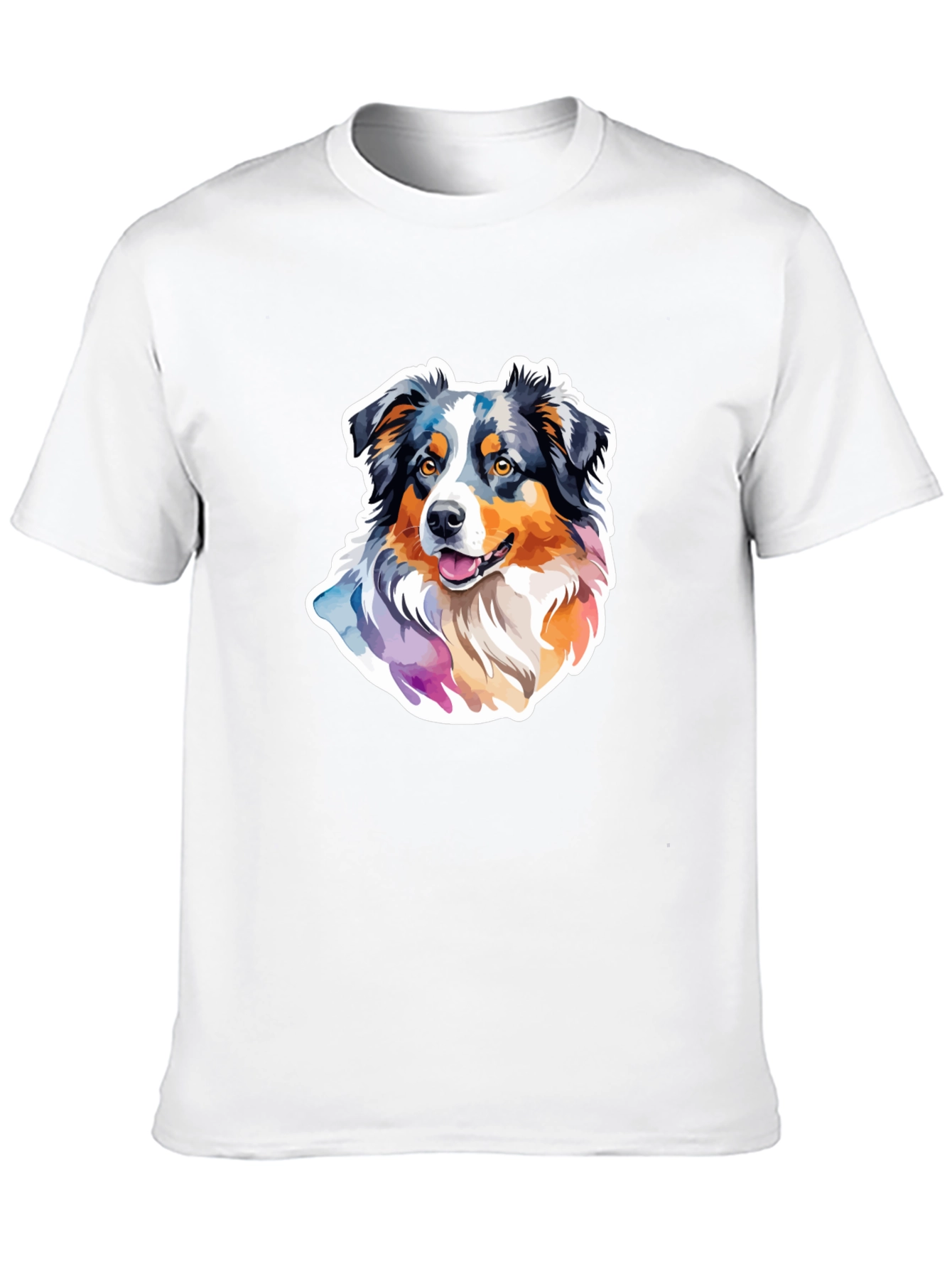 Aussie Dog Watercolor T-Shirt