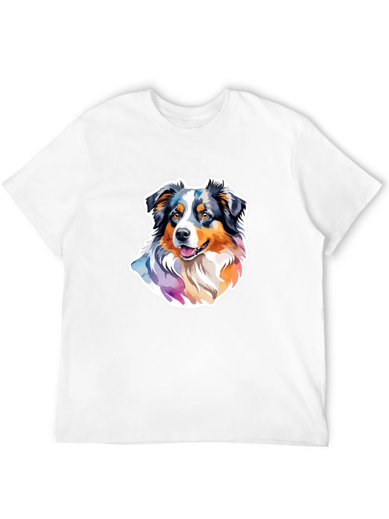 Aussie Dog Watercolor T-Shirt