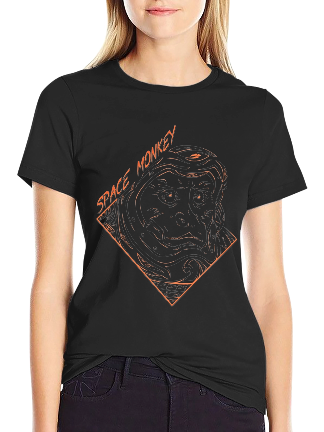 Space Monkey Graphic T-Shirt