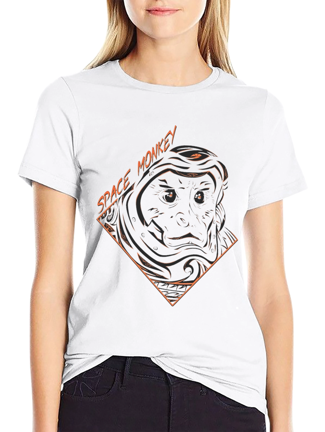 Space Monkey Graphic T-Shirt