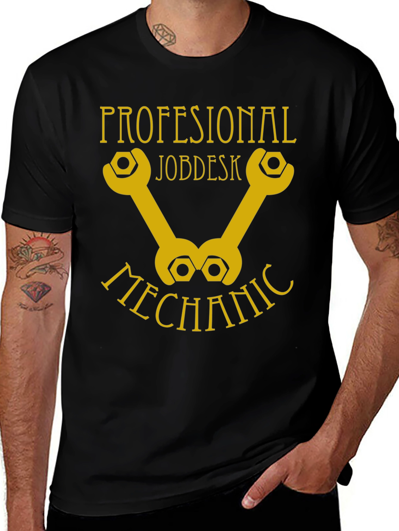 Professional Jobdesk Mechanic T-Shirt