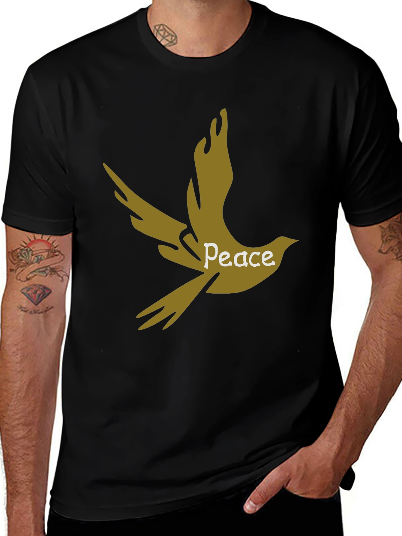 Peace Dove Graphic Tee - Stylish Comfort Fit