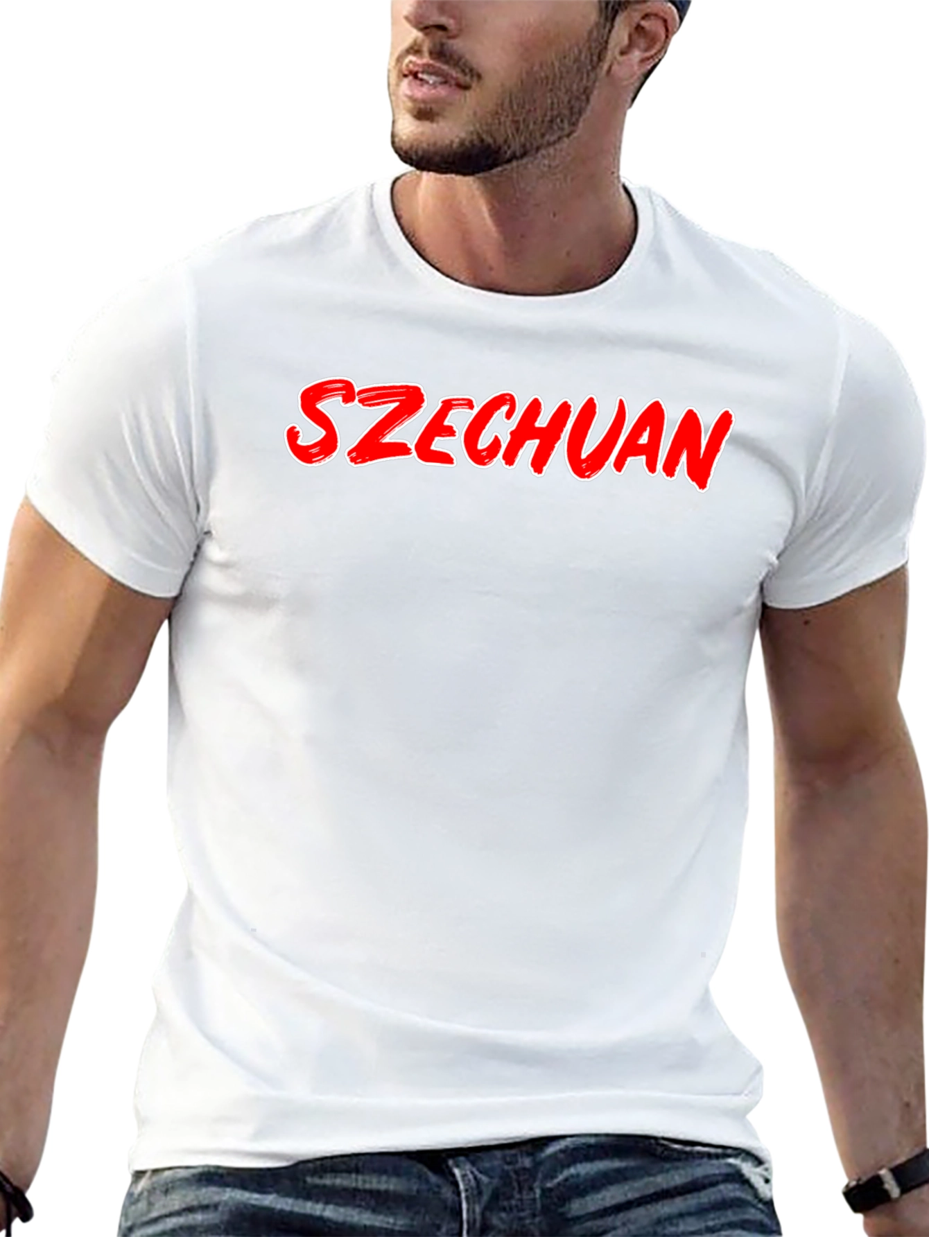 Szechuan T-Shirt - Black Crew Neck Tee