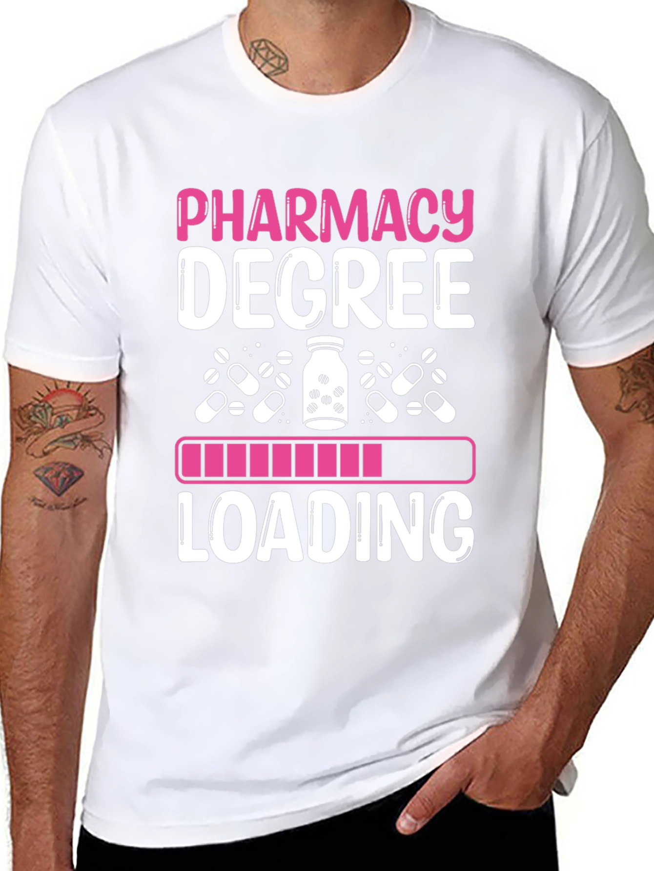 Pharmacy Degree Loading T-Shirt