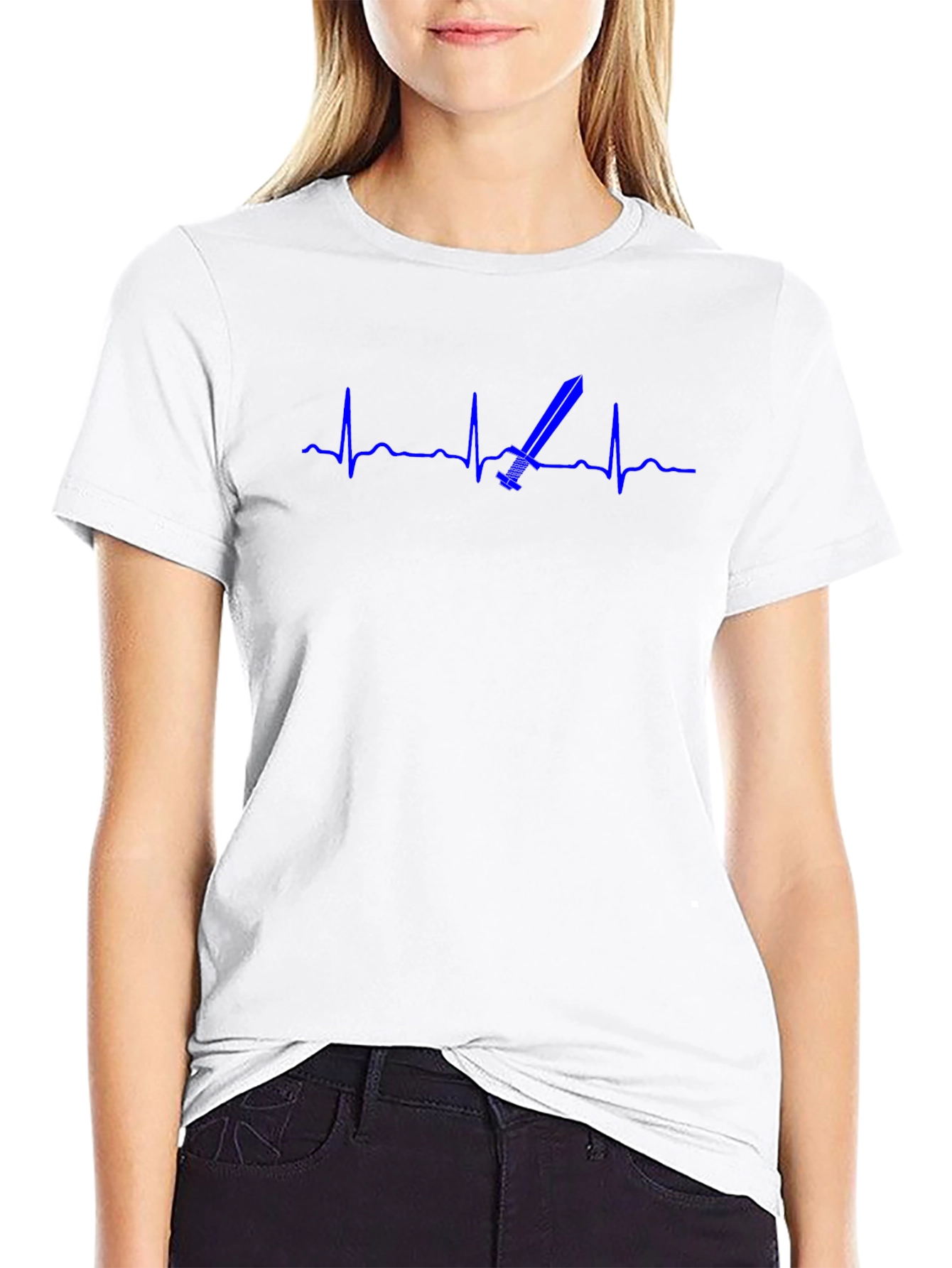 Sword Heartbeat T-Shirt - Gamer Tee