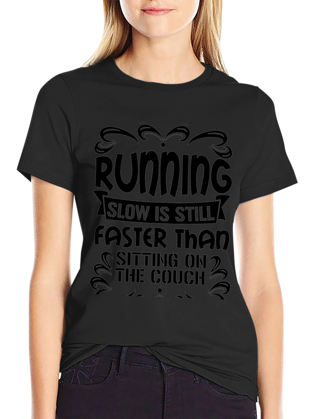 Running Motivation T-Shirt: Couch vs. Road