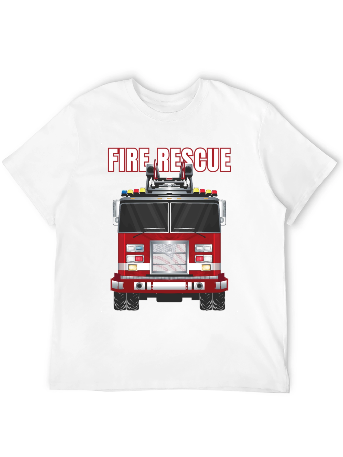 Fire Rescue Truck Graphic Tee