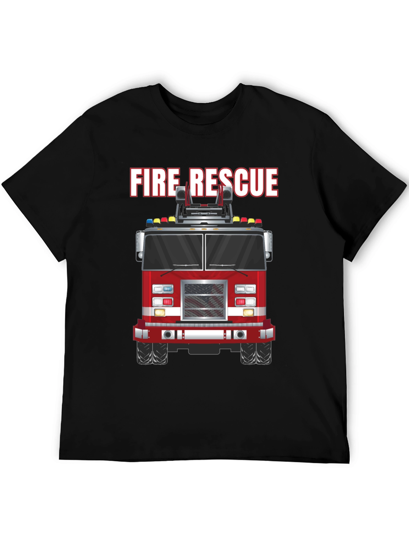 Fire Rescue Truck Graphic Tee