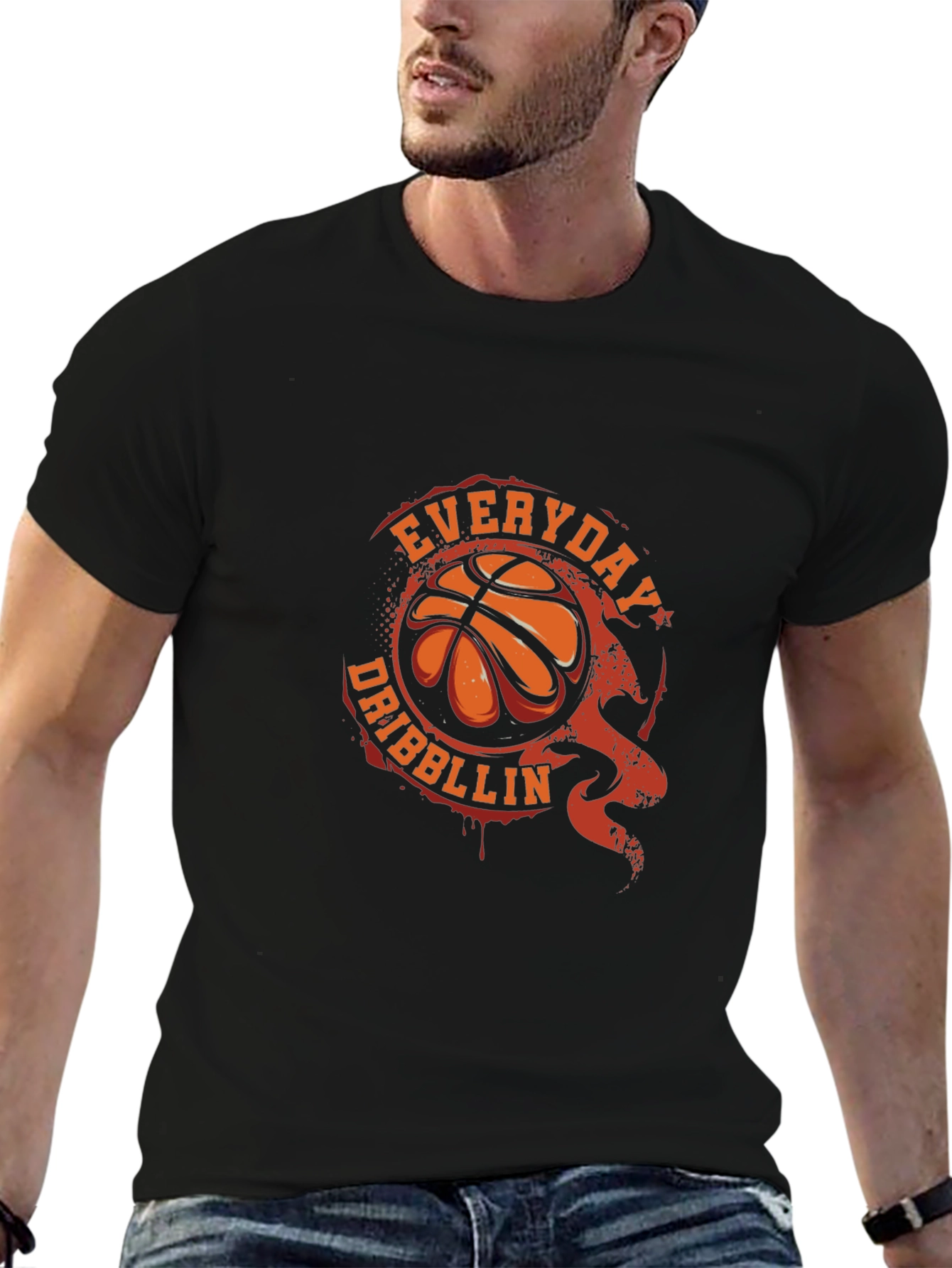 Everyday Dribblin Basketball Graphic Tee