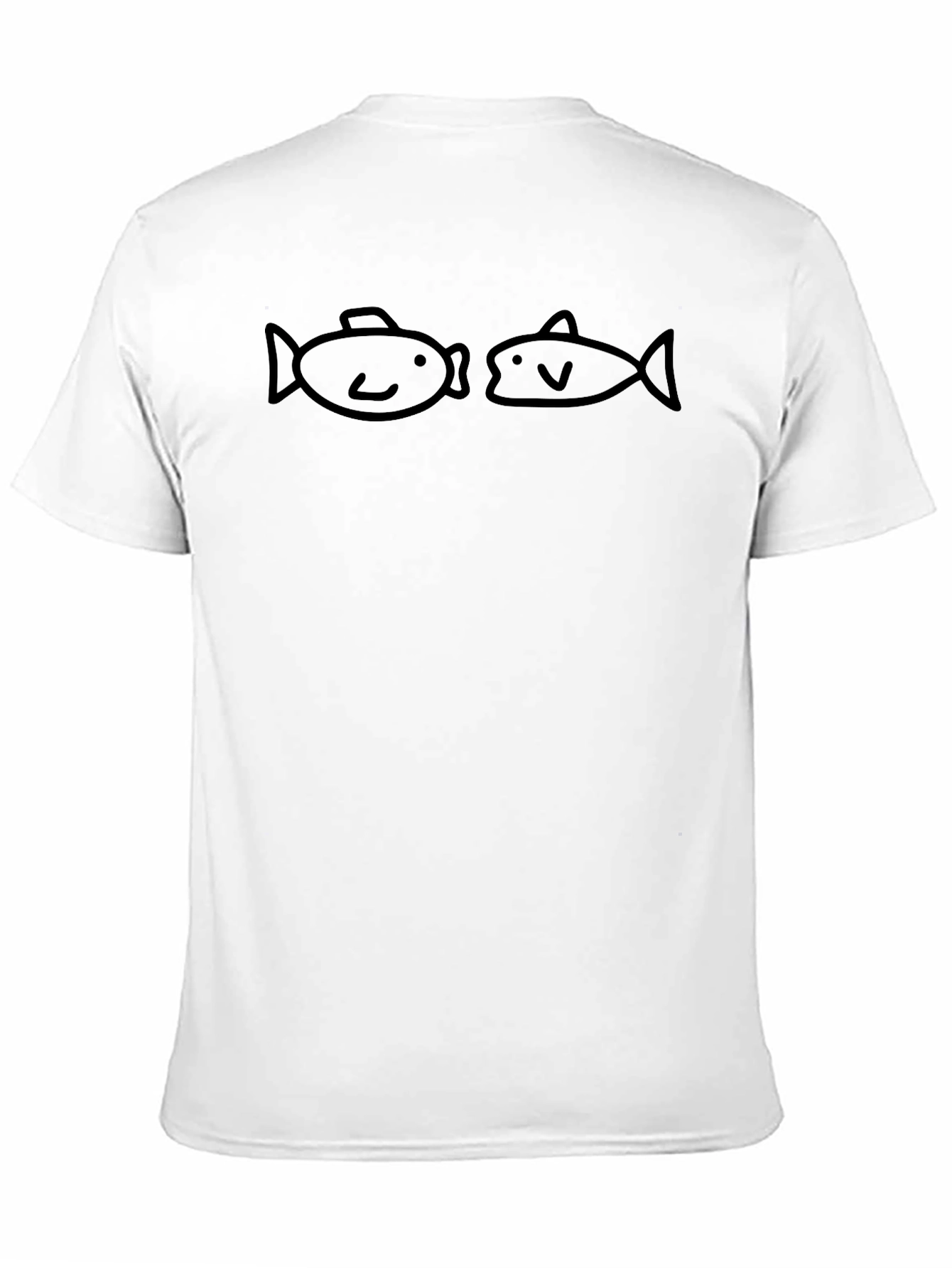 Funny Fish Duo Black T-Shirt