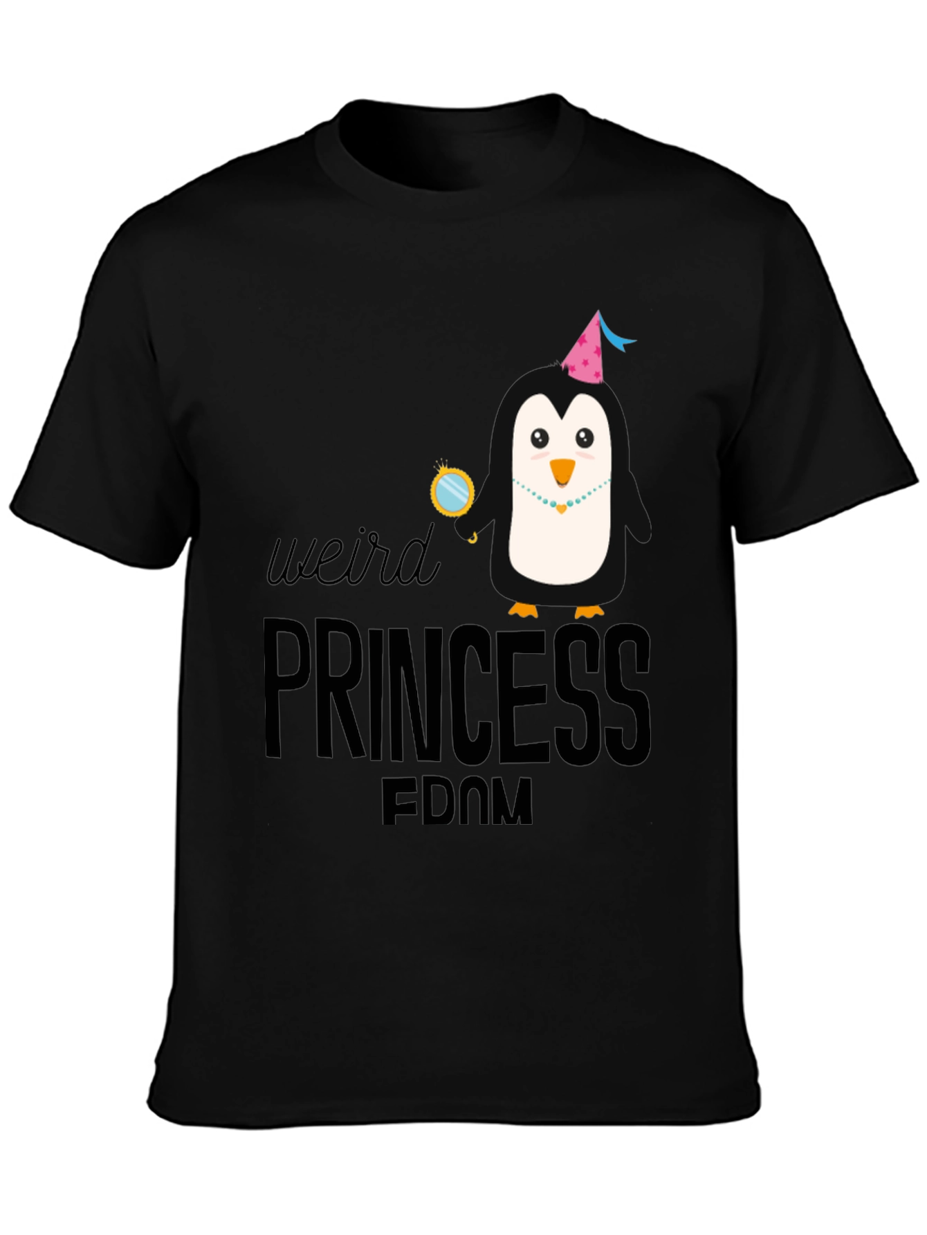 Weird Princess Penguin T-Shirt