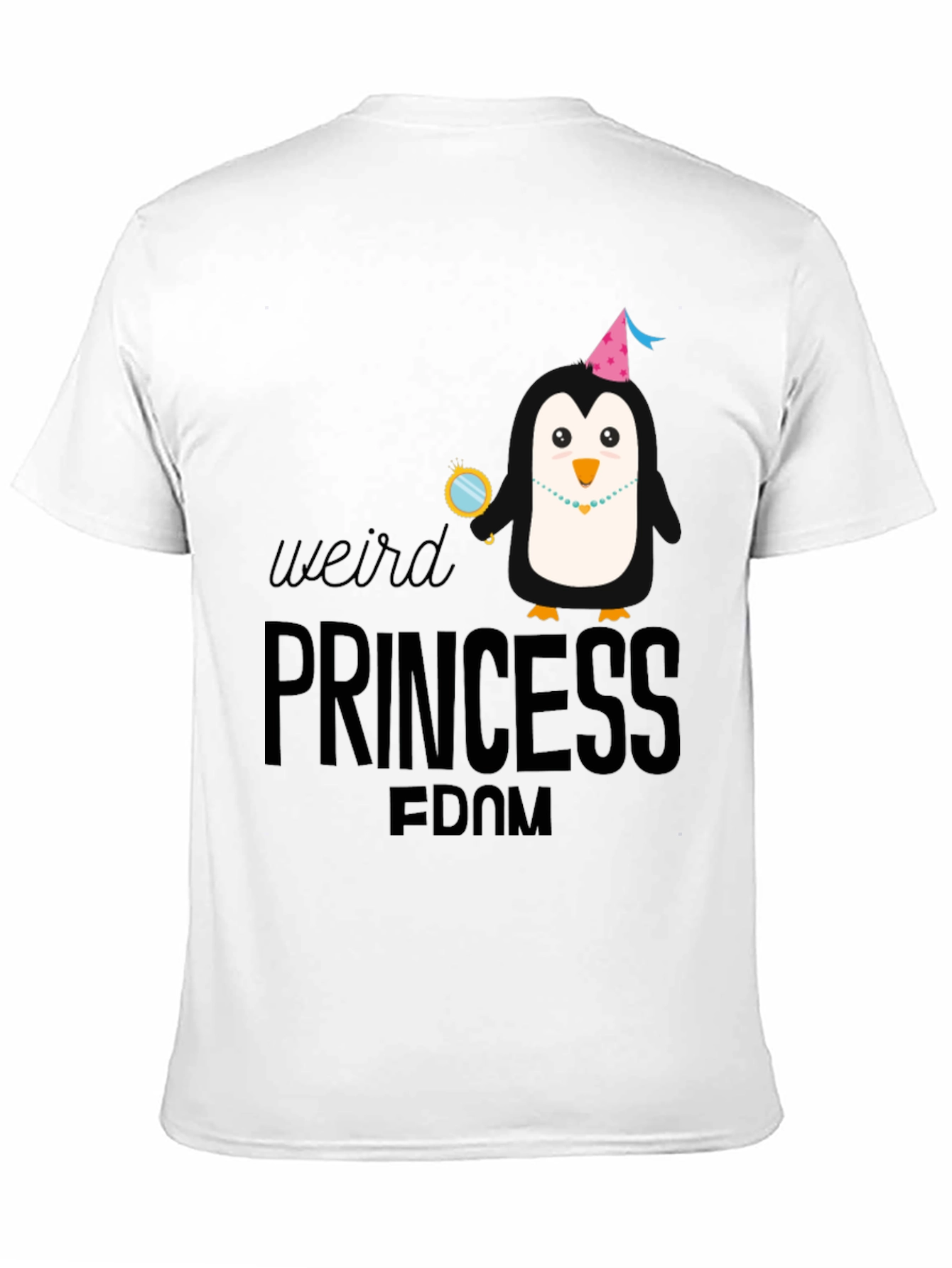 Weird Princess Penguin T-Shirt