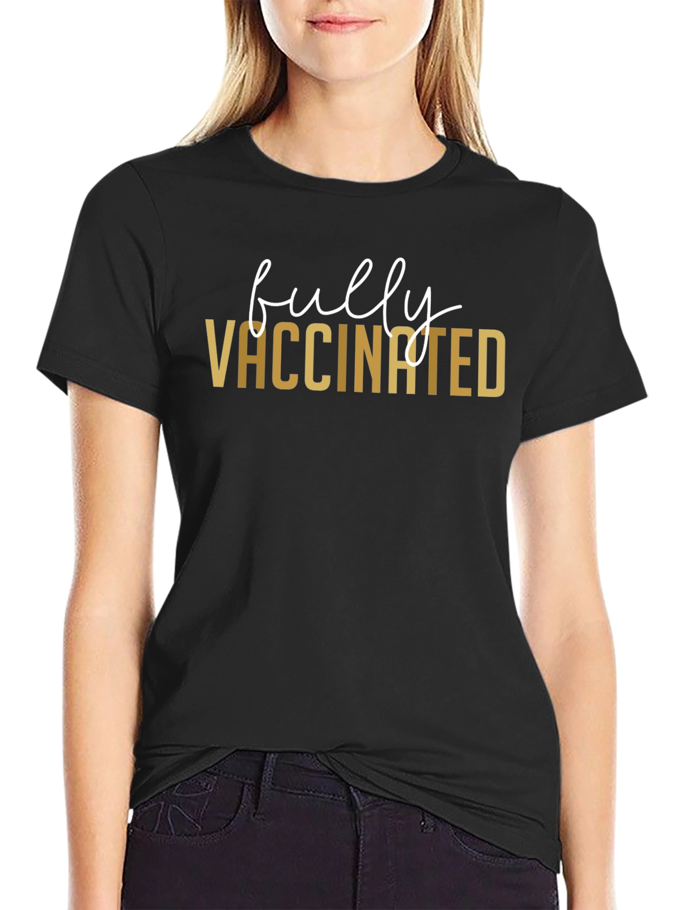 Fully Vaccinated T-Shirt - Black