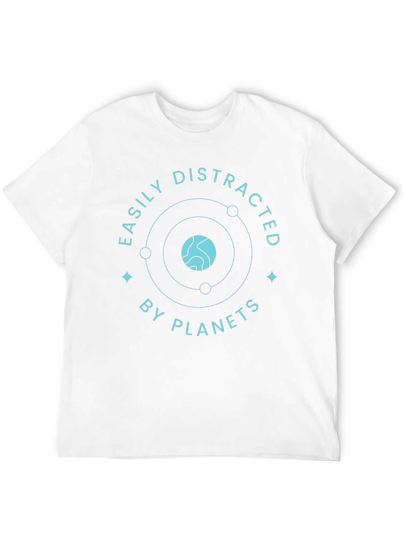 Easily Distracted By Planets Graphic Tee