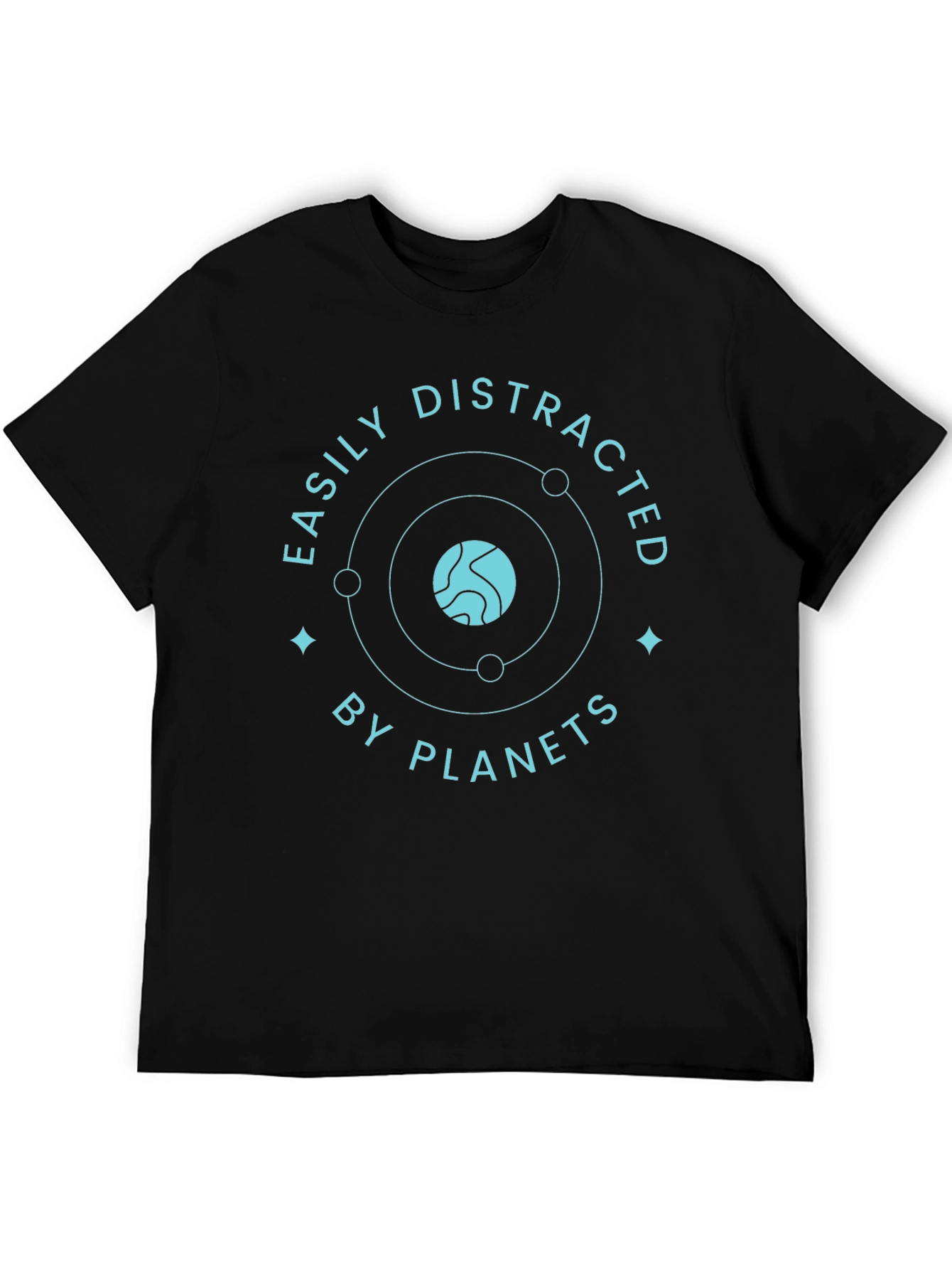 Easily Distracted By Planets Graphic Tee
