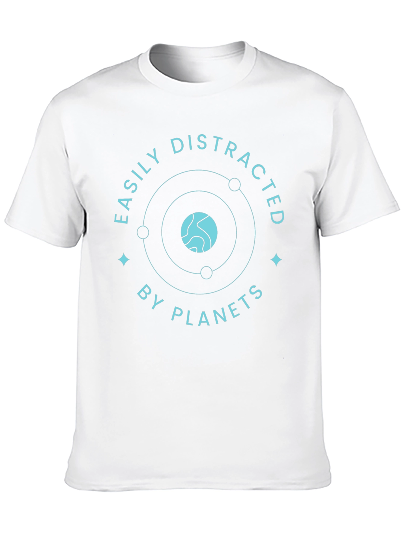 Easily Distracted By Planets Graphic Tee