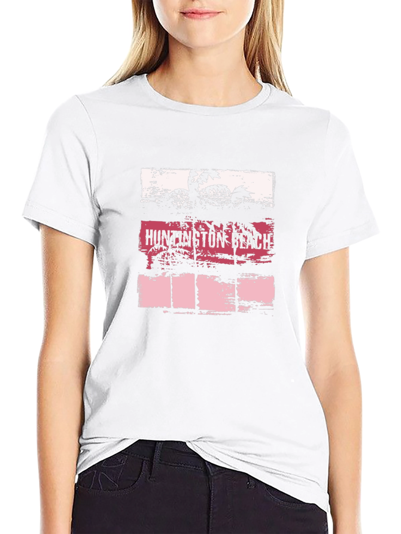 Huntington Beach Retro Graphic T-Shirt