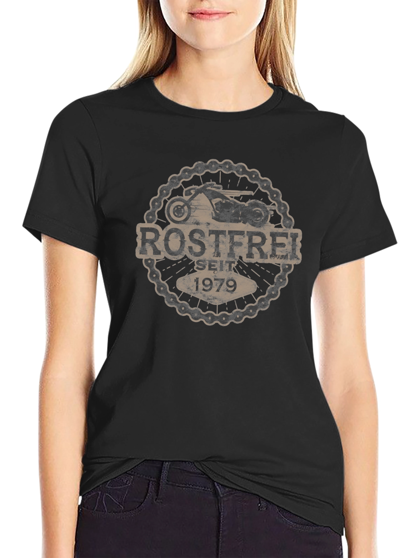 Rostfrei Since 1979 Motorcycle Graphic T-Shirt