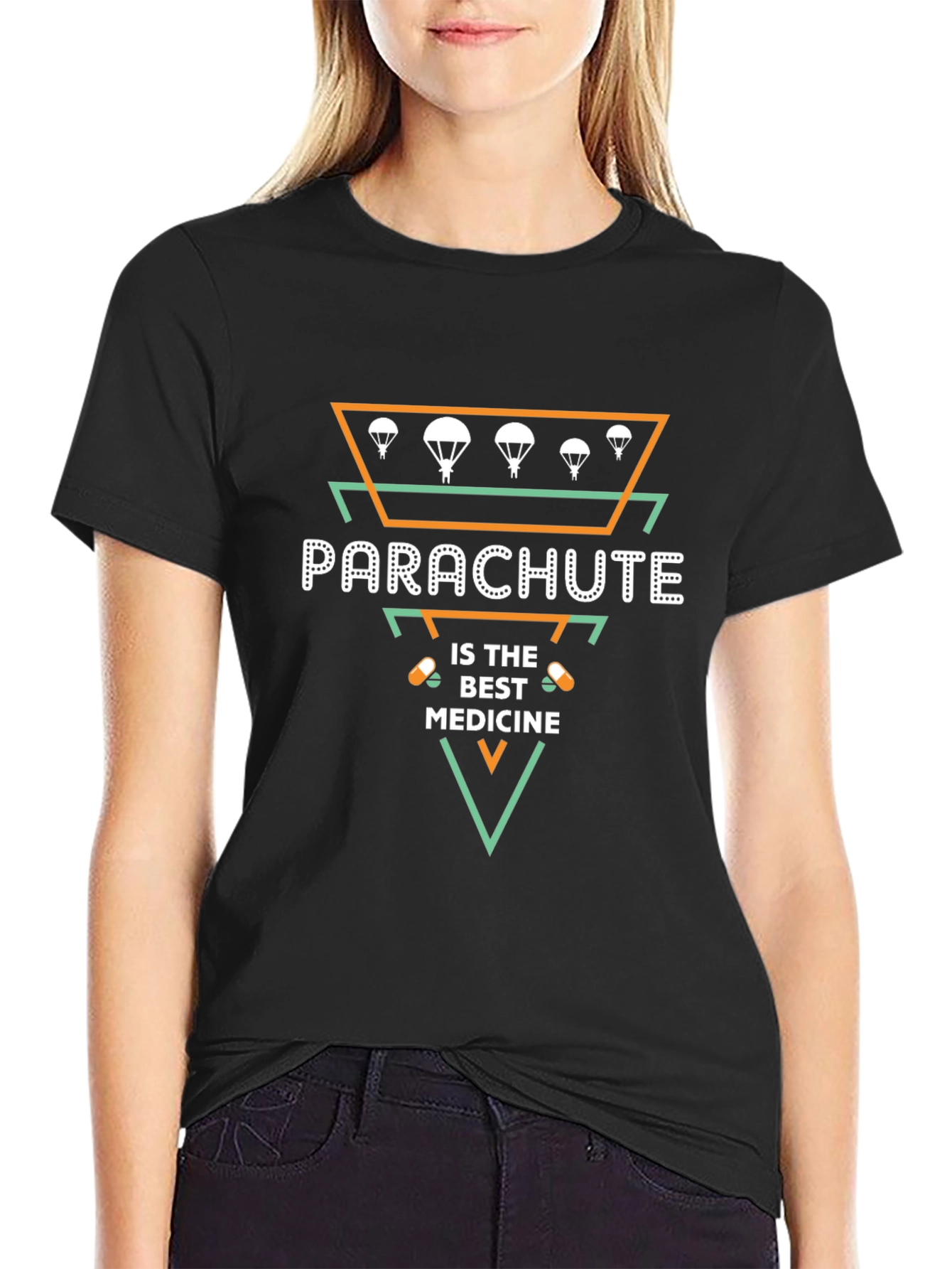 Parachute is The Best Medicine Graphic T-Shirt
