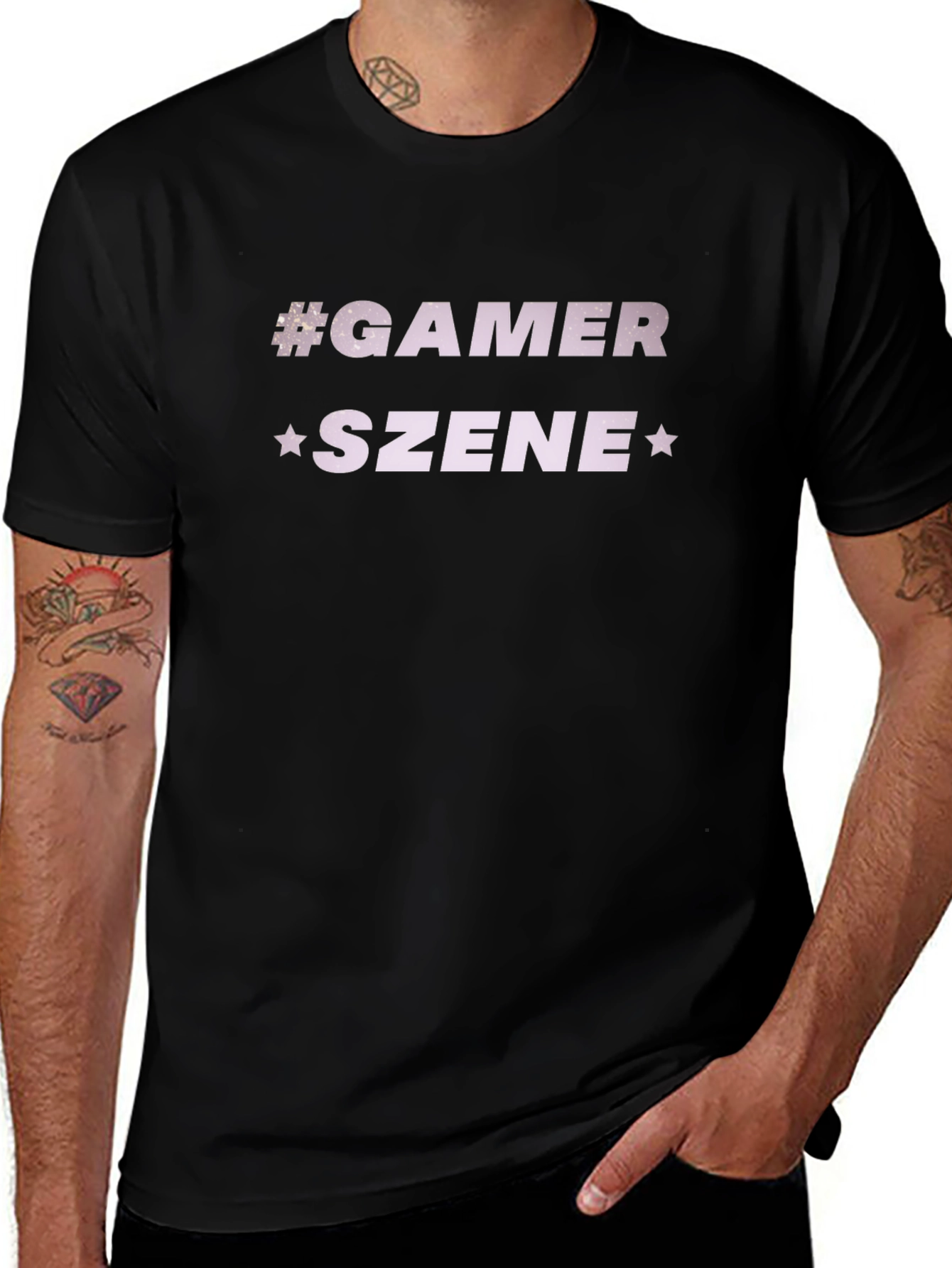 Gamer Szene Black T-Shirt