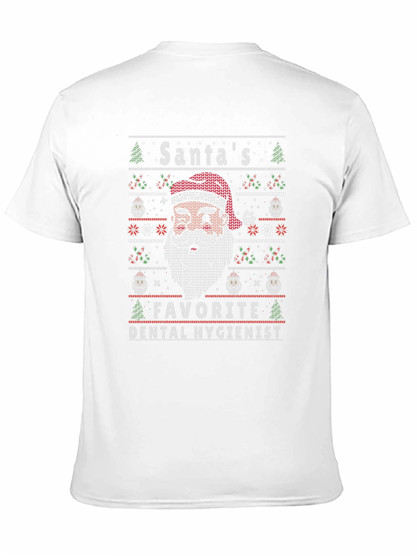 Santas Favorite Dental Hygienist Christmas T-Shirt