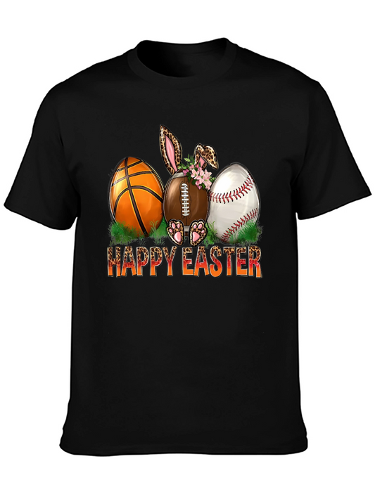 Happy Easter Sports Ball Bunny T-Shirt