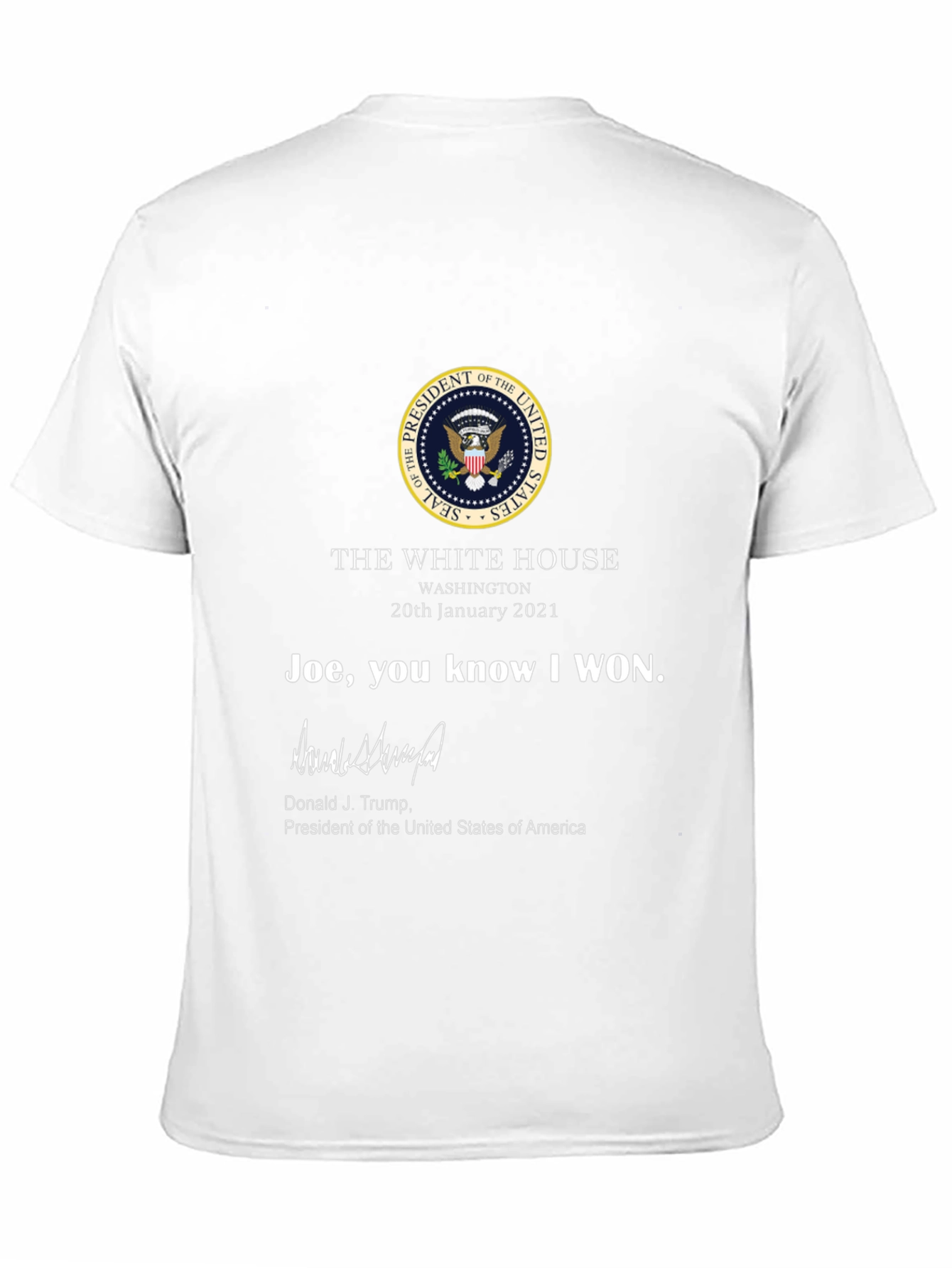 Joe You Know I Won T-Shirt