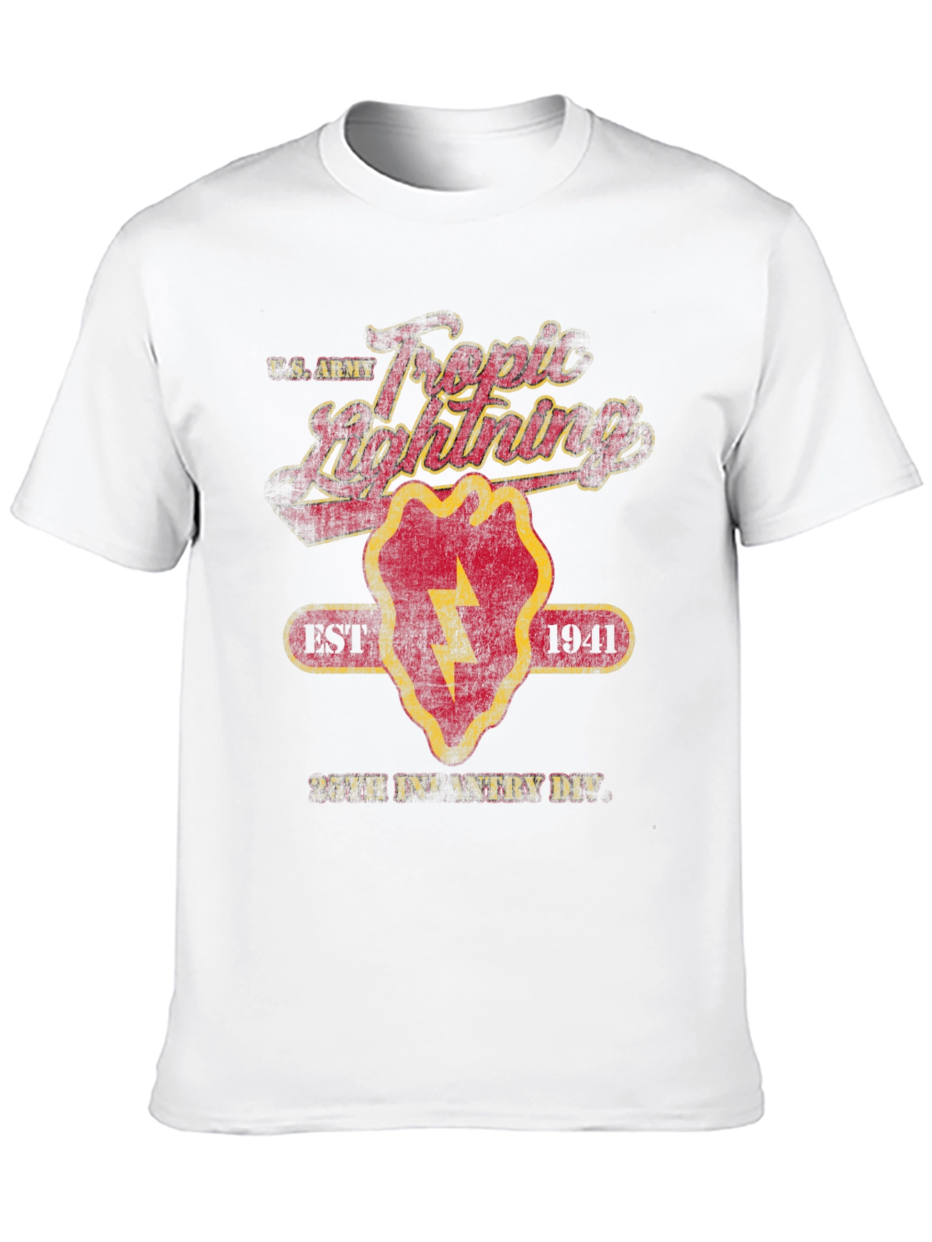 25th Infantry Division Tropic Lightning Graphic T-Shirt