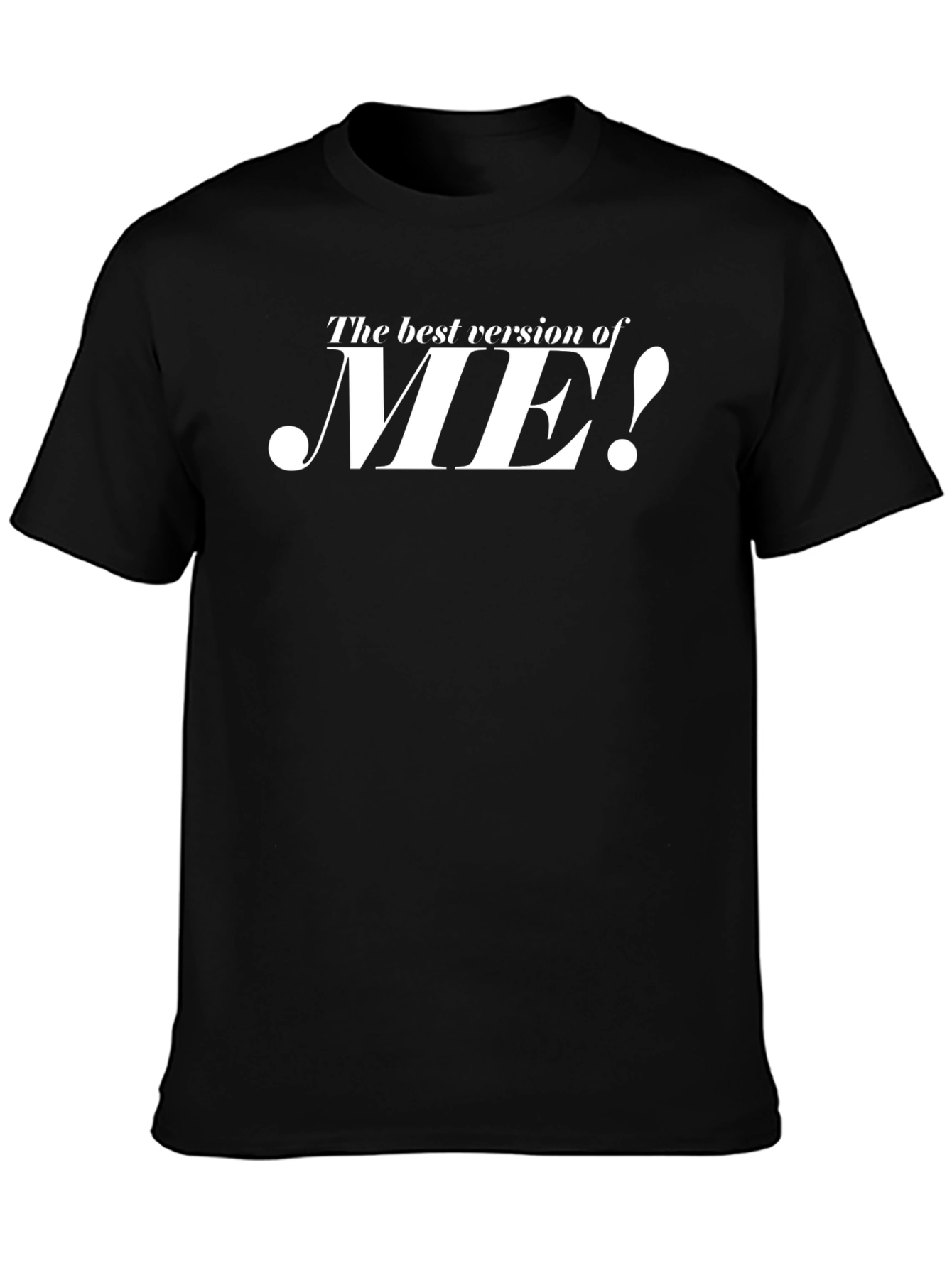 Best Version of ME! Black Graphic Tee