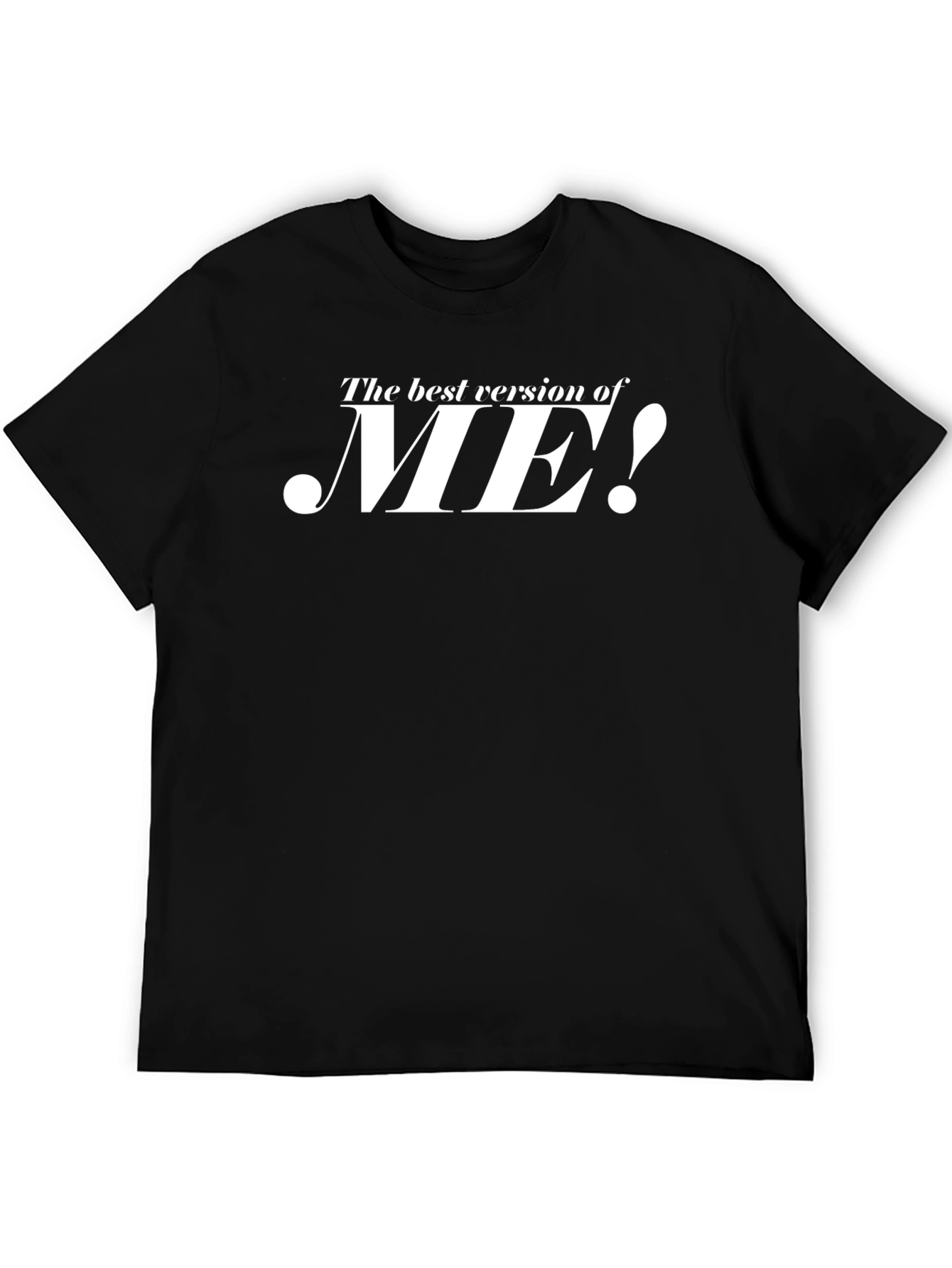 Best Version of ME! Black Graphic Tee