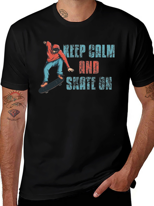 Keep Calm and Skate On T-Shirt