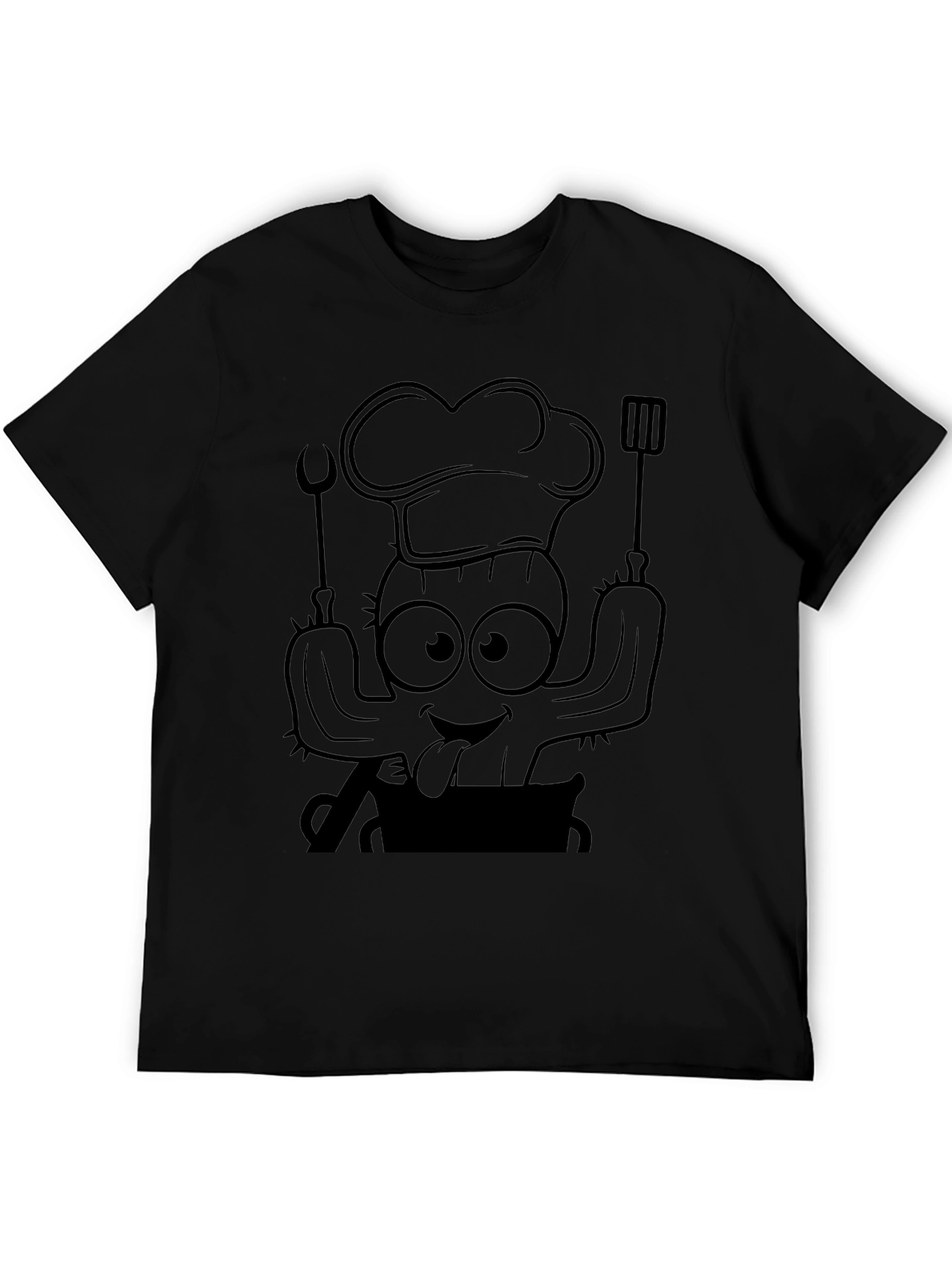 Chef Cactus Graphic T-Shirt - Unique Design