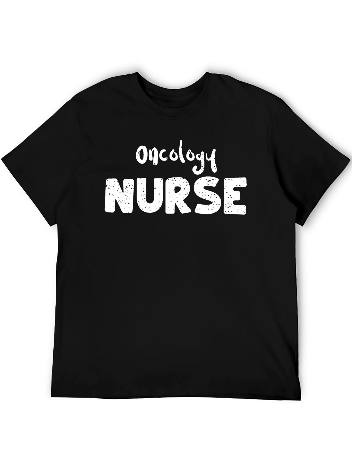 Oncology Nurse T-Shirt - Black Cotton Tee