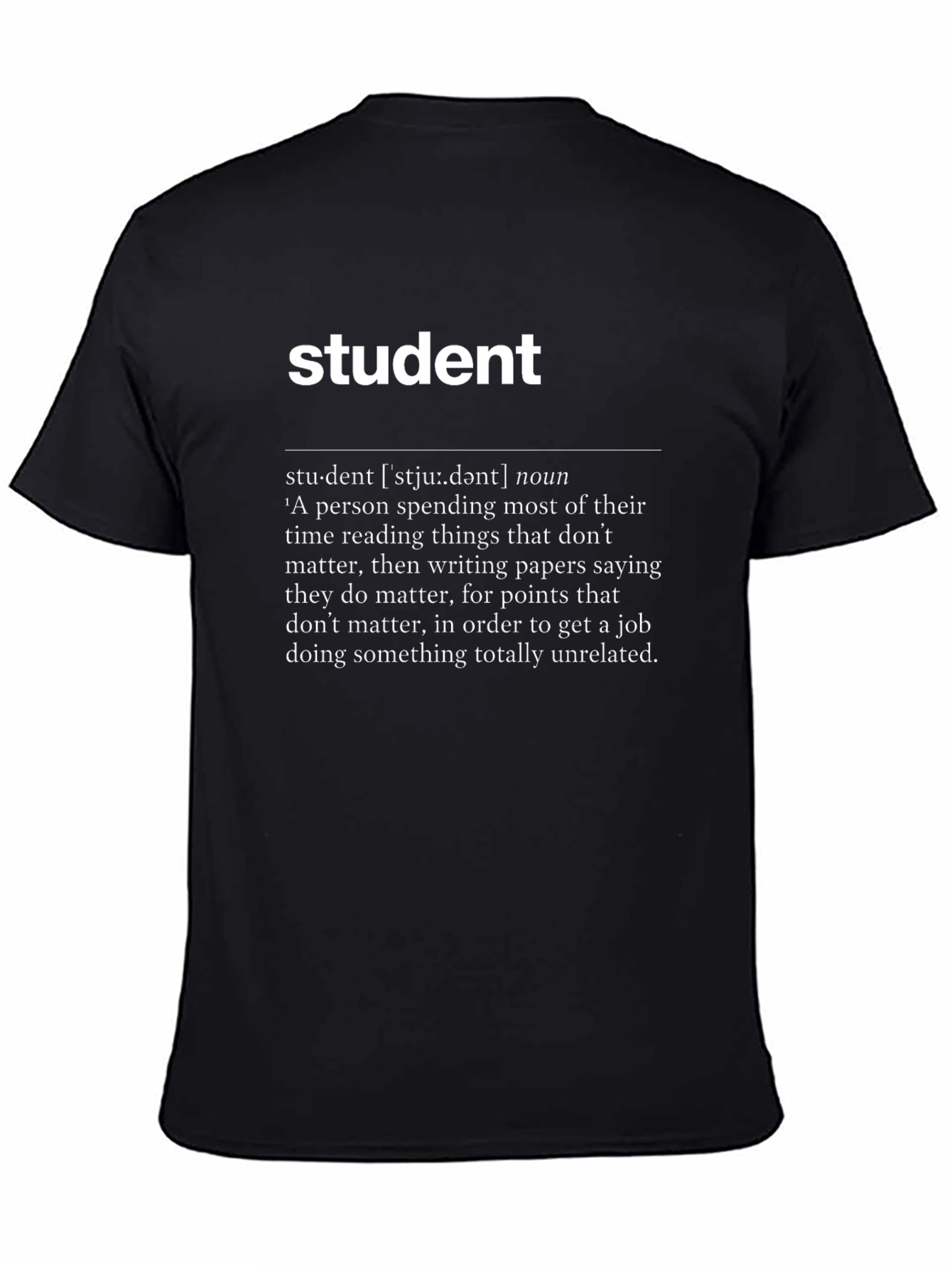 Student Definition Graphic T-Shirt