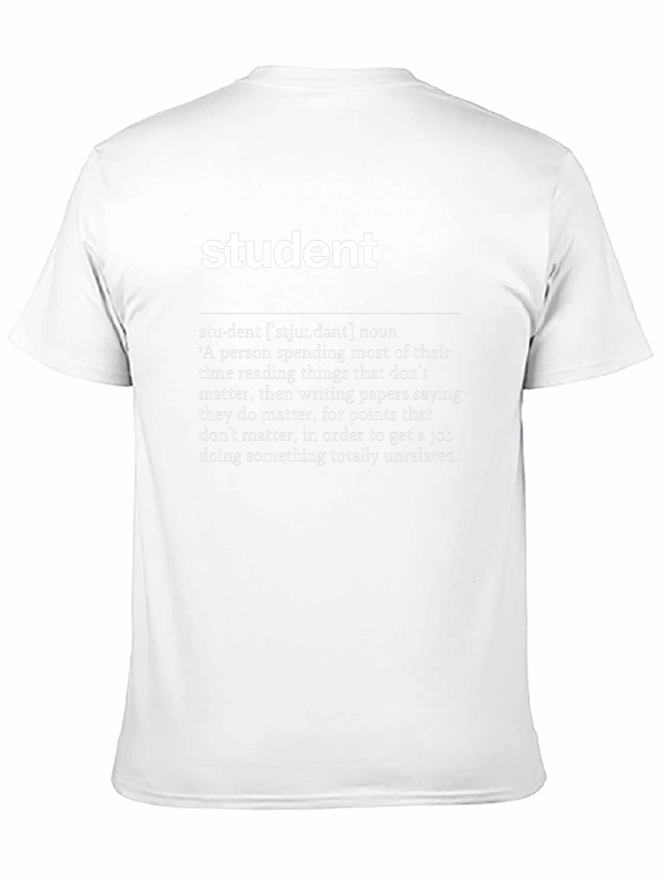 Student Definition Graphic T-Shirt