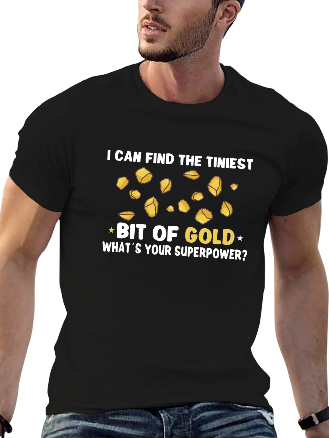 Funny Gold Miner Superpower T-Shirt